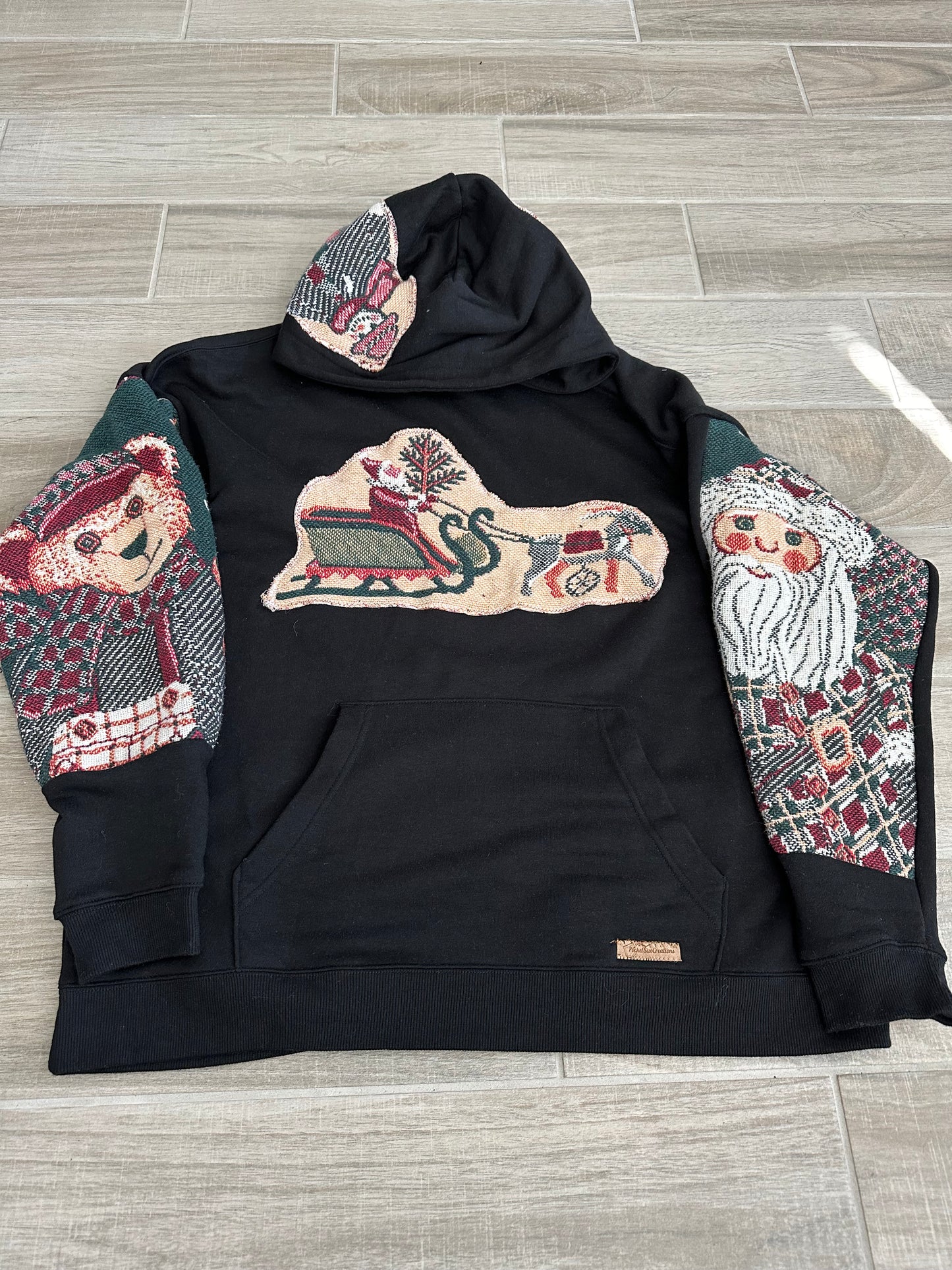 Black holiday hoodie